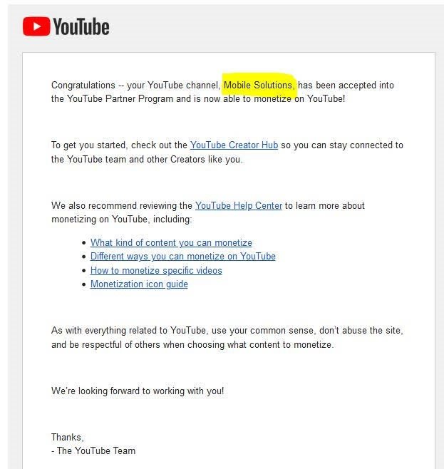 YouTube Monetization