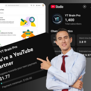 YouTube watch hours service to increase public watch time for monetization